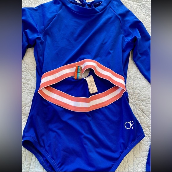 Ocean Pacific (OP) long sleeved swimsuit cobalt blue - Picture 4 of 5